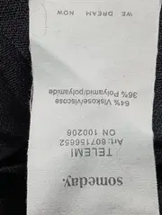 Vorschaubild 4 von Damen Pullover Gr. 36/S Schwarz Casual Basic Rüschenärmel