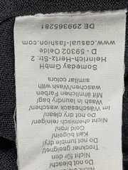 Vorschaubild 5 von Damen Pullover Gr. 36/S Schwarz Casual Basic Rüschenärmel