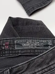 Vorschaubild 3 von Damen Jeans Skinny Fit W28/36 Grau High Skin Fit Stretch Denim