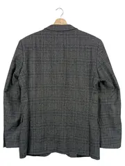 Vorschaubild 2 von Sakko Herren 48/M Grau Kariert Business Klassisch Modern Blazer