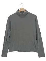Vorschaubild 1 von TCM Damen Langarmshirt Rollkragen Basic Casual Grau Gr. 40/M Baumwolle