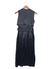 Vorschaubild 2 von Damen Freizeitkleid Gr. 34/XS Schwarz Elegant Minimalistisch Midikleid
