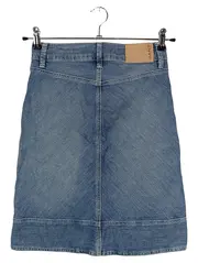 Vorschaubild 2 von Damen Bleistiftrock Jeansrock Gr. 36/S Blau Casual Midi