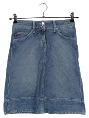 Vorschaubild 1 von Damen Bleistiftrock Jeansrock Gr. 36/S Blau Casual Midi