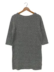 Vorschaubild 1 von Damen Blusenkleid Gr. 36/S Grau Meliert Klassisch Elegant