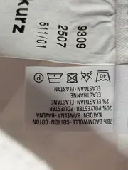 Vorschaubild 6 von Damen Jeans Straight Leg Gr. 36 Weiß Casual Baumwolle-Mix