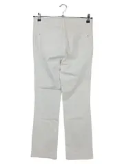 Vorschaubild 2 von Damen Jeans Straight Leg Gr. 36 Weiß Casual Baumwolle-Mix