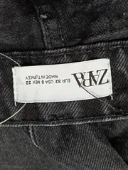 Vorschaubild 3 von Damen Destroyed Jeans W24/32 XXS Schwarz High Waist Casual