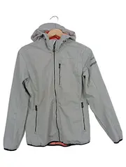 Vorschaubild 1 von Outdoorjacke Damen Gr. 38/S Grau Sportlich mit Kapuze