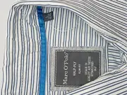 Vorschaubild 3 von MARC O POLO Herren Freizeithemd Gr. 50/L Blau Gestreift Casual Langarm