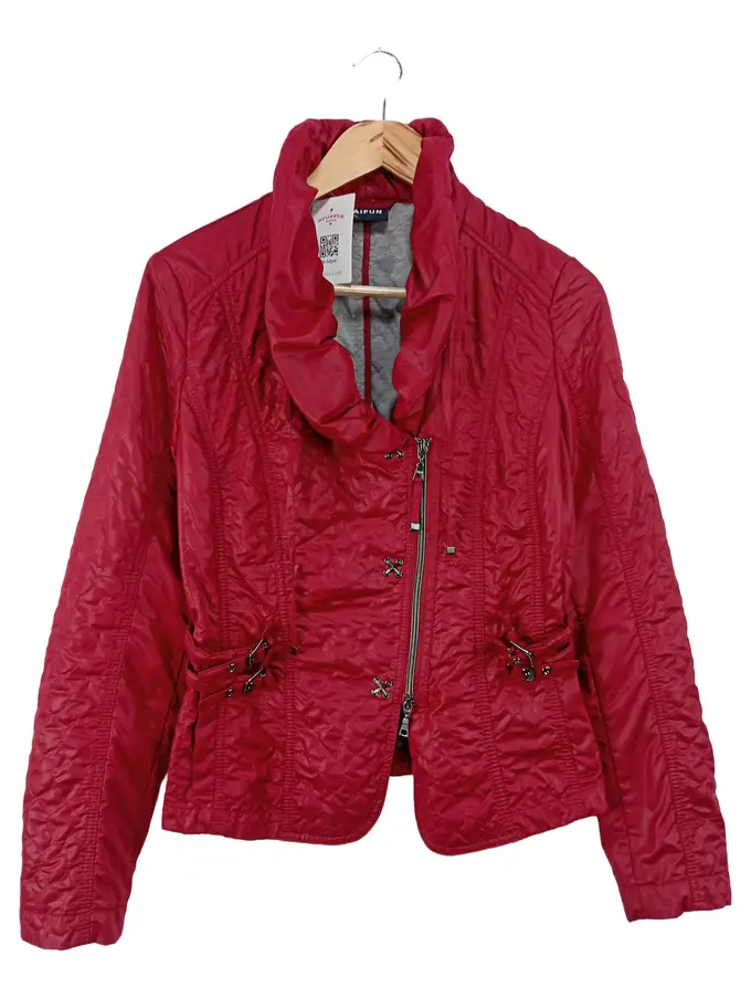 TAIFUN Damen Steppjacke Rot UNI Elegant Gesteppt Übergangsjacke