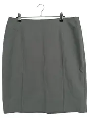 Vorschaubild 1 von Bleistiftrock Damen 42/XL Grau Business Elegant