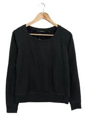 Vorschaubild 1 von Damen Sweatshirt Gr. 36/S Grau Casual Basic Modern Meliert Langarm