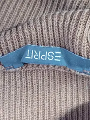 Vorschaubild 3 von Pullover Damen Gr. 38/M Braun Rippstrick Baumwolle Lyocell Casual