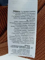 Vorschaubild 5 von Pullover Damen Gr. 38/M Braun Rippstrick Baumwolle Lyocell Casual