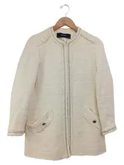 Vorschaubild 1 von Leichter Mantel Damen 36/S Beige Klassisch Strukturmuster