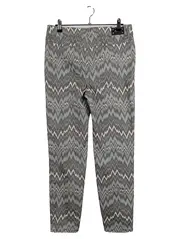 Vorschaubild 2 von Damen Mom Jeans Gr. 38/M Grau Grafisch Baumwolle Casual