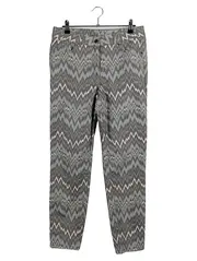 Vorschaubild 1 von Damen Mom Jeans Gr. 38/M Grau Grafisch Baumwolle Casual