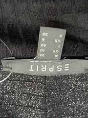 Vorschaubild 3 von Damen Strickjacke Gr. 36/S Schwarz Strukturmuster Rippstrick Elegant