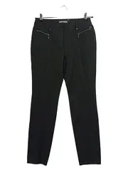 Vorschaubild 1 von Damen Jeans Regular Fit Schwarz Gr. 40 L Reißverschluss-Details