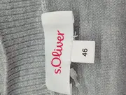 Vorschaubild 3 von Damen Pullover Grau Gr. 46/XL Viskose Baumwolle Basic