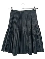 Vorschaubild 2 von Faltenrock Damen 34/XS Schwarz Elegant Midirock Vintage