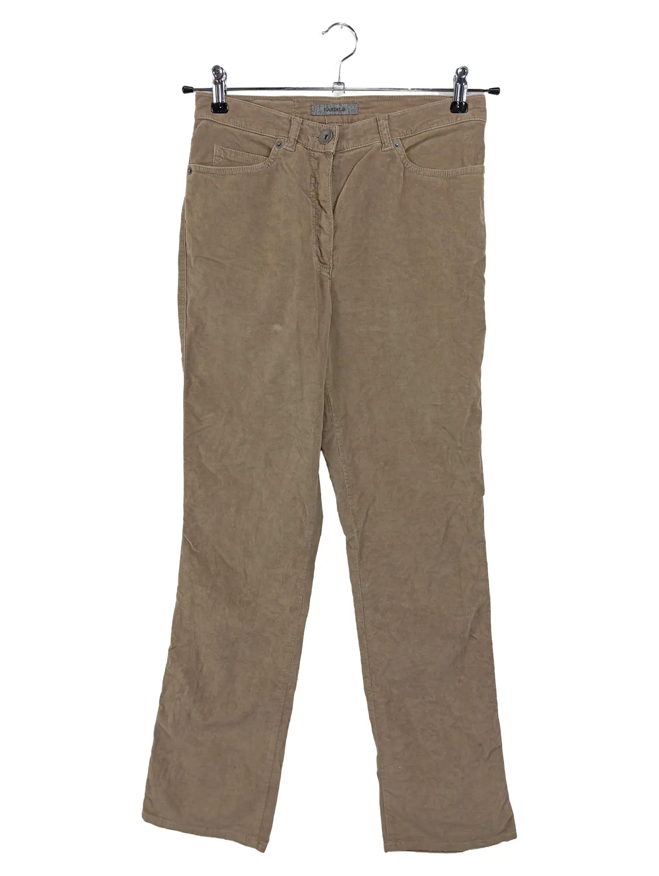 GARDEUR Damen Stoffhose Gr. 36 Braun Casual Baumwolle Elasthan