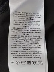 Vorschaubild 5 von Damen Freizeitkleid Schwarz Spitze Gr. 34/XS Baumwolle Elegant