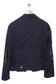 Vorschaubild 2 von Damen Blazer Gr. 36/S Blau Business Klassisch Baumwolle