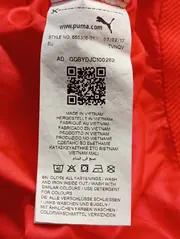 Vorschaubild 4 von Herren Trainingsjacke Rot Gr. 52/XL Sportlich Polyester