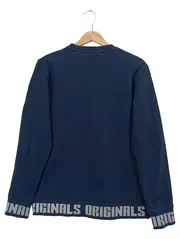 Vorschaubild 2 von Herren Sweatshirt Blau Gr. M Casual Pullover Schriftzug