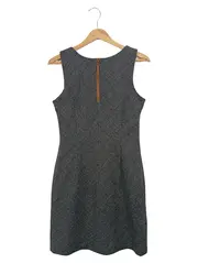 Vorschaubild 2 von Damen Etuikleid 36/S Grau Business Klassisch Elegant Strukturmuster