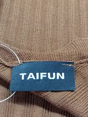 Vorschaubild 3 von TAIFUN Damen Strickjacke Braun Einheitsgröße Casual Rippstrick