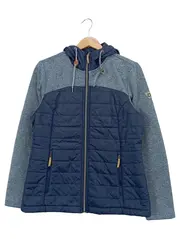 Vorschaubild 1 von Damen Steppjacke Gr. 40 Blau Casual Outdoor Kapuze Reißverschluss