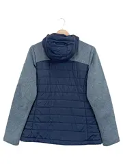 Vorschaubild 2 von Damen Steppjacke Gr. 40 Blau Casual Outdoor Kapuze Reißverschluss