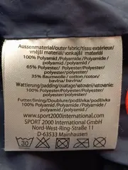 Vorschaubild 4 von Damen Steppjacke Gr. 40 Blau Casual Outdoor Kapuze Reißverschluss