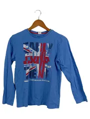 Vorschaubild 1 von Kinder Langarmshirt Blau Gr. 152 Casual Union Jack Print