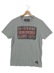 Vorschaubild 1 von T-Shirt Herren Gr. 48/M Grau Logo Print Basic Urban