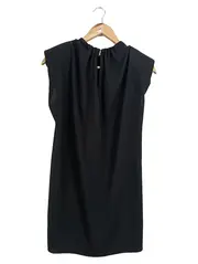 Vorschaubild 2 von Damen Etuikleid Gr. 34/XS Schwarz Klassisch Elegant