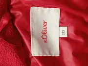 Vorschaubild 2 von Kinder Steppmantel Gr. 122 Rot Gesteppt mit Kapuze