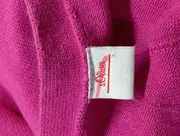 Vorschaubild 3 von Damen Strickjacke Rosa Gr. 34/XS Preppy Vintage Elegant Baumwolle