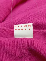 Vorschaubild 4 von Damen Strickjacke Rosa Gr. 34/XS Preppy Vintage Elegant Baumwolle