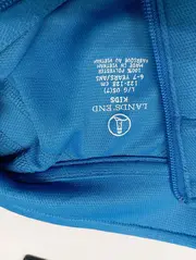 Vorschaubild 3 von LANDS END Kinder Sport Shirt Blau Gr. 122/128 Langarm Polyester Outdoor
