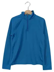 Vorschaubild 1 von LANDS END Kinder Sport Shirt Blau Gr. 122/128 Langarm Polyester Outdoor
