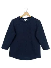Vorschaubild 1 von Damen Pullover Gr. 34/XS Blau Casual Strukturmuster
