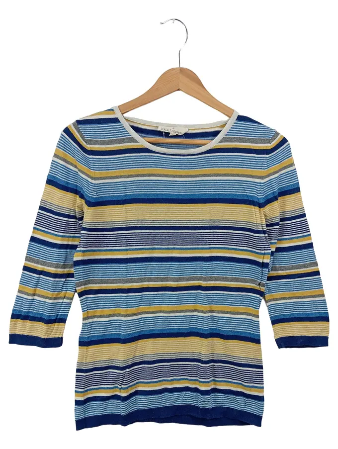 SEASALT CORNWALL Damen Langarmshirt 36/S Mehrfarbig Gestreift