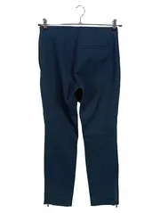 Vorschaubild 2 von Damen Stoffhose Gr. 38 M Blau Klassisch Casual Reißverschluss
