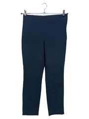 Vorschaubild 1 von Damen Stoffhose Gr. 38 M Blau Klassisch Casual Reißverschluss