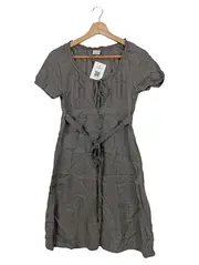 Vorschaubild 1 von Damen Freizeitkleid Gr. 32/XXS Grau Vintage Cupro Viskose