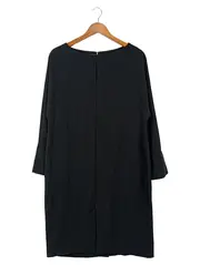 Vorschaubild 1 von Damen Blusenkleid Gr. 40/L Schwarz Elegant Minimalistisch